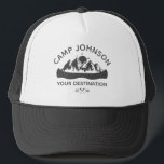 Custom Family Lake Camping Vacation Group Matching Trucker Hat<br><div class="desc">Looking to commemorate your lake and camping vacation? Our custom vacation t-shirts are perfect for family reunions,  group trips,  and outdoor adventures. Personalise them with your family or group name and vacation year for a unique keepsake. Order today and cherish the memories forever!</div>