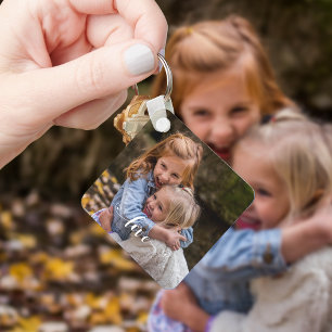 Custom Family Love Handwritten Photo Personalised Key Ring