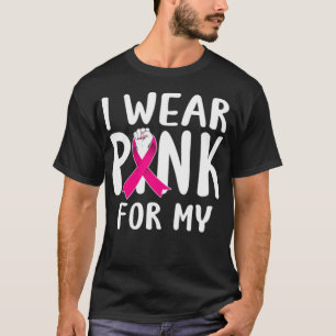 Custom Family Matching Breast Cancer Awareness T-Shirt