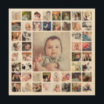 Custom Family Memories Photo Collage Personalised Wood Wall Art<br><div class="desc">Create your own personalised family memories photo collage wood wall art with your custom images. Makes a great gift to hang in the entryway or living room as a lovely wall art.</div>