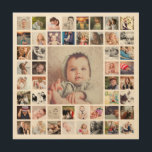 Custom Family Memories Photo Collage Personalised Wood Wall Art<br><div class="desc">Create your own personalised family memories photo collage wood wall art with your custom images. Makes a great gift to hang in the entryway or living room as a lovely wall art.</div>
