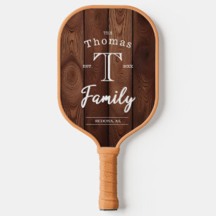 Custom Family Monogram Pickleball Paddle