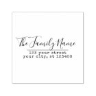Custom Family Name and Return Address Handwritten