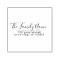 Custom Family Name and Return Address Handwritten