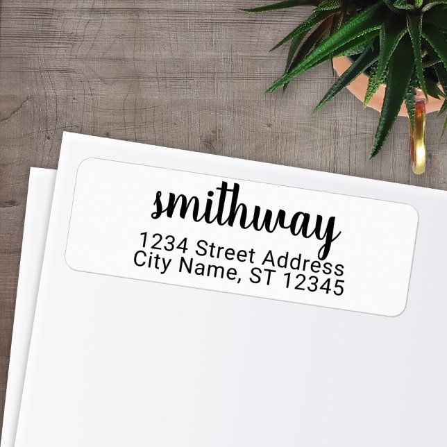 Custom Family Name and Return Address sugar plum (Creator Uploaded)
