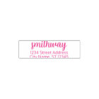 Custom Family Name and Return Address sugar plums