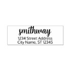 Custom Family Name and Return Address sugar plums