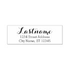 Custom Family Name and Return Address Whimsy font