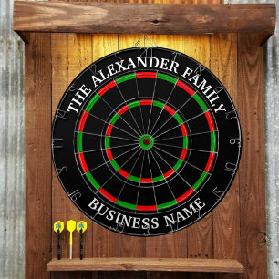 Custom Family Name Personalized Dartboard