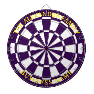 Custom Family Name Personalized Dartboard