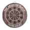Custom Family Name Rustic Wood Look Dartboard