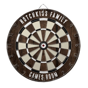 Custom Family Name Unique Dartboard
