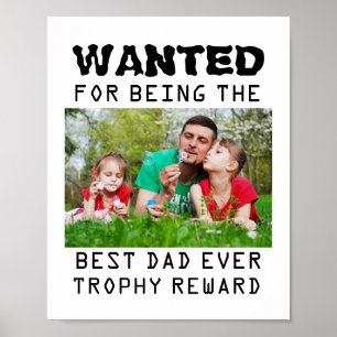 Custom Family or Job photo funny wanted template Poster