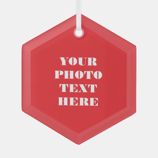 Custom Family Ornaments - Personalised Names (Front)