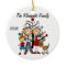 Custom Family Parents, Boy, Dog Holiday Ornament