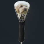 Custom Family Pet Photo | Monogrammed Golf Head Cover<br><div class="desc">A custom family pet photograph golf club head protector that features yours or your gift recipient's monogram. *******If your photo happens to get cut off, use the 'edit this design' or 'customise further' function to add it to the club. Place it and resize it to how you think it looks...</div>