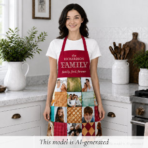 Custom Family Photo Apron