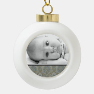 Custom Family Photo Ball Ornament