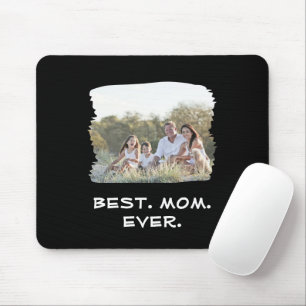 Custom Family Photo Best Mum Ever Mother's Day Mouse Mat