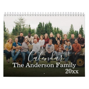 Custom Family Photo Calendar