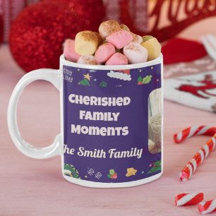 Custom Family Photo Christmas Gifts for Daughter Mug