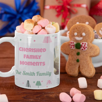 Custom Family Photo Christmas Gifts for Daughter Mug