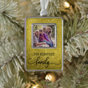 CUSTOM FAMILY PHOTO CHRISTMAS ORNAMENT