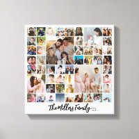 Custom Family Photo Collage 50 Pictures