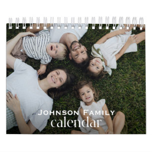 Custom Family Photo Collage Calendar