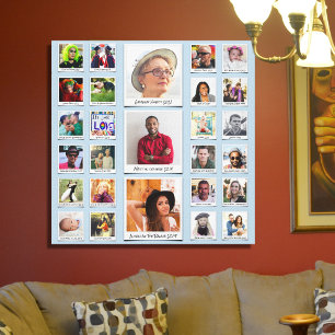 Custom Family Photo Collage Canvas Print