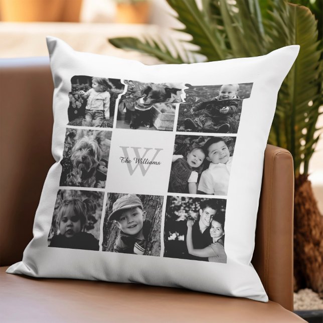 Custom Family Photo Collage Cushion (Creator Uploaded)