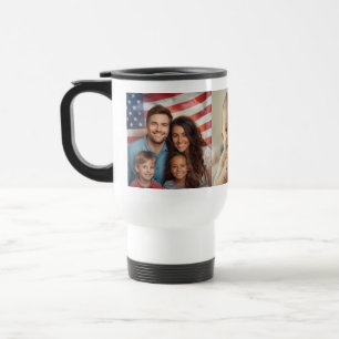 Custom Family Photo Collage Travel Mug