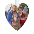 Custom Family Photo Holiday Ornament