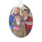 Custom Family Photo Holiday Ornament