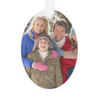 Custom Family Photo Holiday Ornament