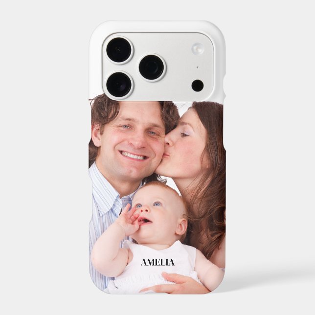 Custom Family Photo & Name (Back)
