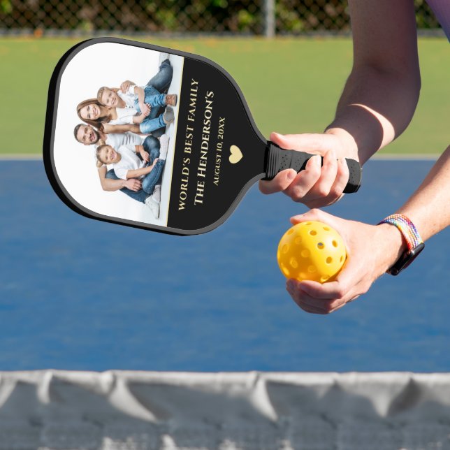 Custom Family Photo Personalise Pickleball Paddle (Insitu)