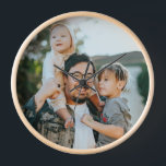 Custom Family Photo Personalised    Clock<br><div class="desc">Custom Family Photo Personalised Clock</div>