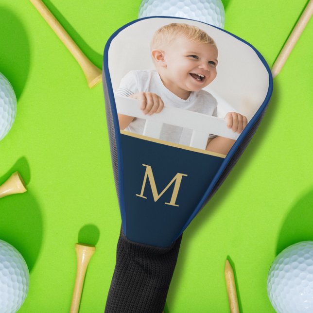 Custom Family Photo Personalised Monogram  Golf Head Cover (Creator Uploaded)