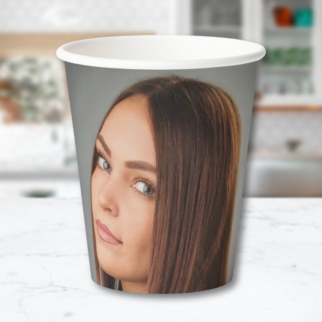 Custom Family Photo Personalised Paper Cups (Creator Uploaded)