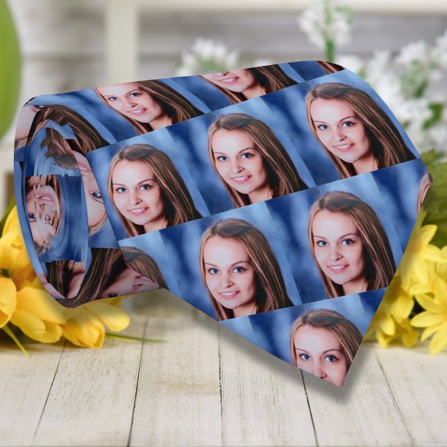 Custom Family Photo Personalised Tie (Creator Uploaded)