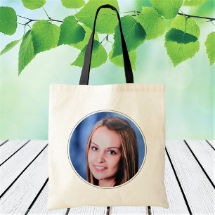 Custom Family Photo Personalised Tote Bag