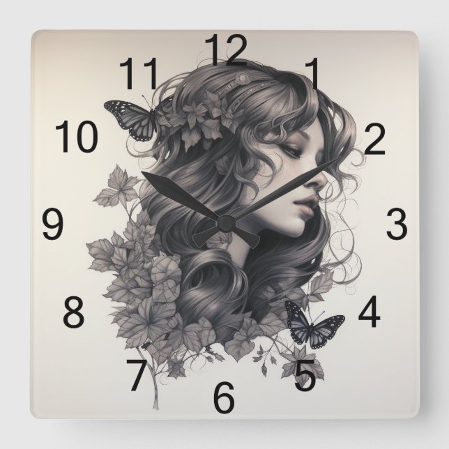Custom Family Photo Personalised Wall Clock (Front)