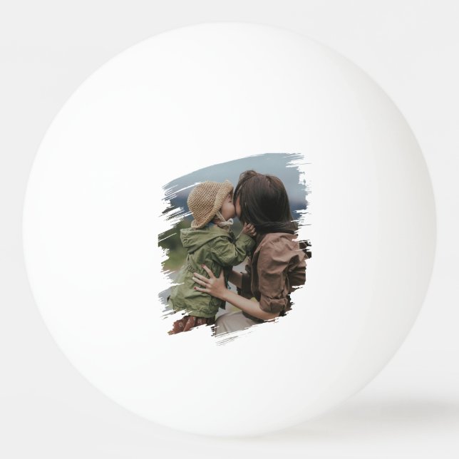 Custom Family Photo  Ping Pong Ball (Front)