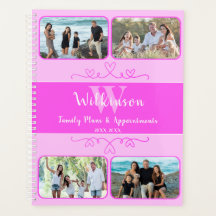 Custom Family Photo Pink Design Appointment