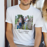 Custom Family Photo Template and personalized Text