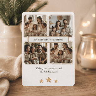 Custom Family Photo – Together Is Everything Holiday Card