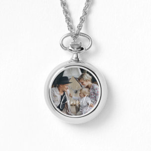 Custom family photo watch