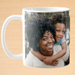 Custom Family Photo Wrap-Around Coffee Mug<br><div class="desc">Turn your cherished moments into a beautiful panoramic coffee mug with this modern wrap-around design. Your photo is professionally printed to encompass the entire mug surface, creating an immersive viewing experience that brings your memories to life. The high-quality printing process ensures every detail of your image is captured in vivid...</div>