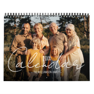 Custom Family Photos Calendar